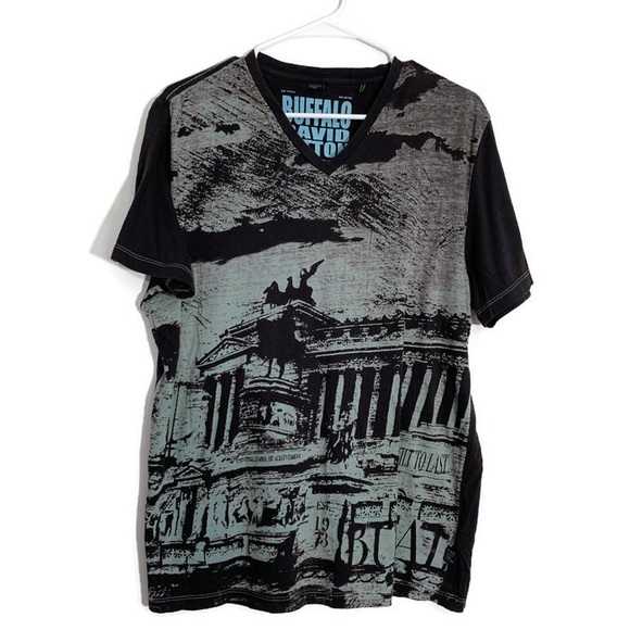Buffalo David Bitton | Shirts | Buffalo David Bitton Grey Tshirt Large ...